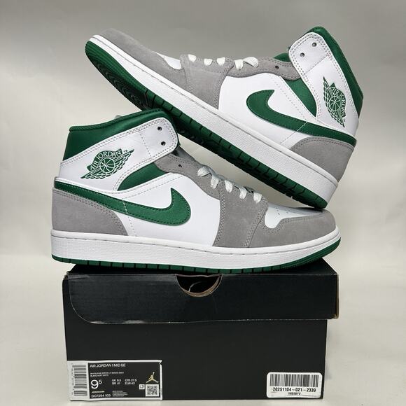 Nike Air Jordan 1 SE Mid “Grey Pine Green” 2021 main image 4